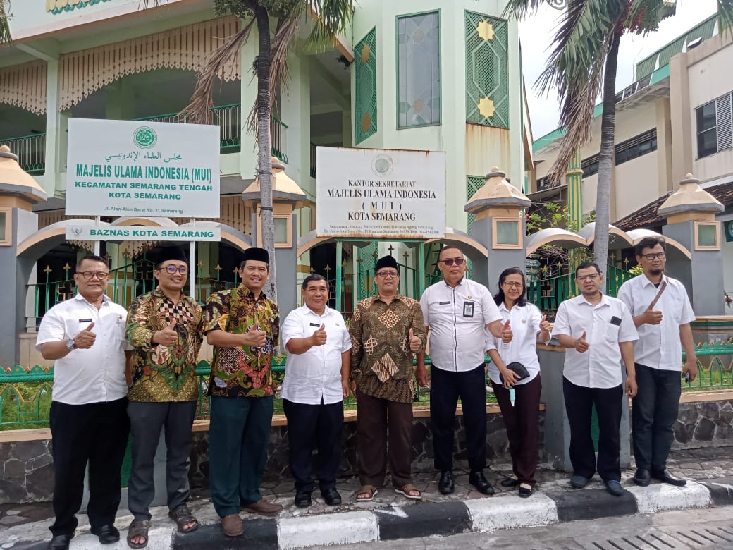 Sinergikan Visi Misi, Kesbangpol Kota Semarang  Kunjungi MUI Kota Semarang
